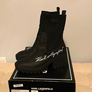 Karl Lagerfeld lug  boots